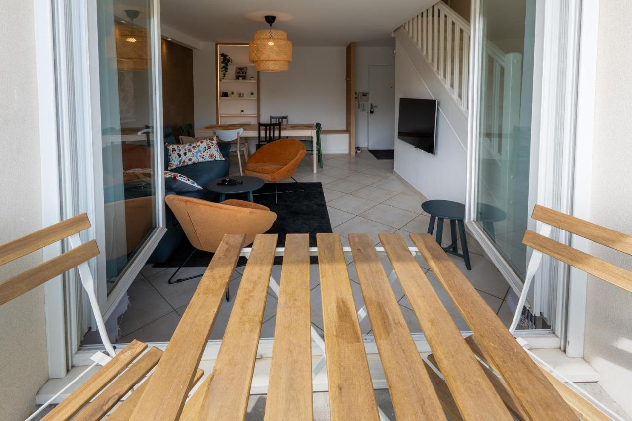 ルーアンT3 Flat Moderne Sur 2 Etages Metro Parking Free Entrance Autonomeアパートメント エクステリア 写真